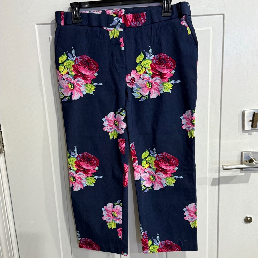 Jules & Leopold Navy Floral Women’s Chinos